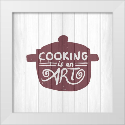 Kitchen Life 3 White Modern Wood Framed Art Print by Allen, Kimberly