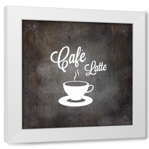 Espresso 2 White Modern Wood Framed Art Print by Allen, Kimberly