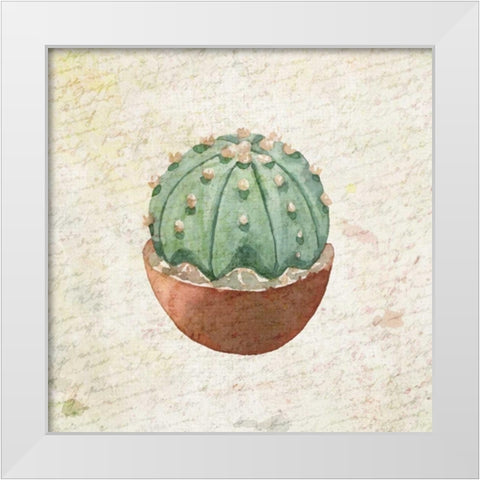 Desert Life 1 White Modern Wood Framed Art Print by Allen, Kimberly