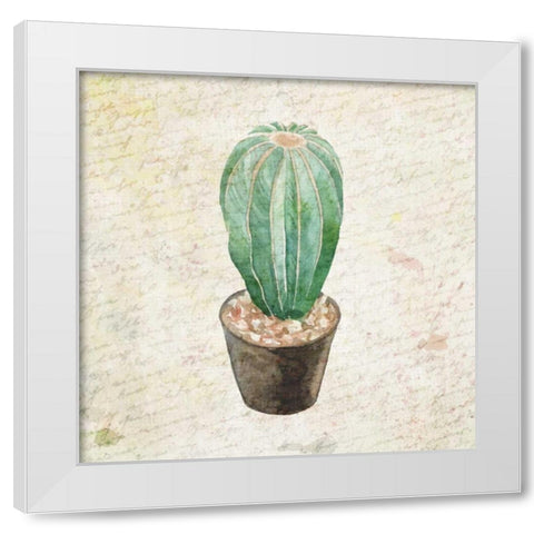Desert Life 3 White Modern Wood Framed Art Print by Allen, Kimberly