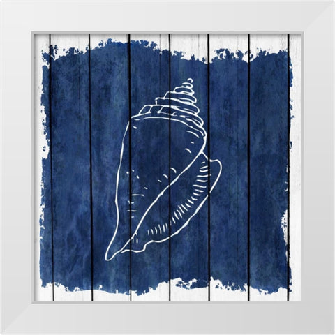 Coastal 1 White Modern Wood Framed Art Print by Allen, Kimberly