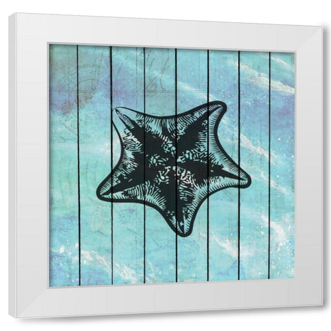 Sea Time 3 White Modern Wood Framed Art Print by Allen, Kimberly