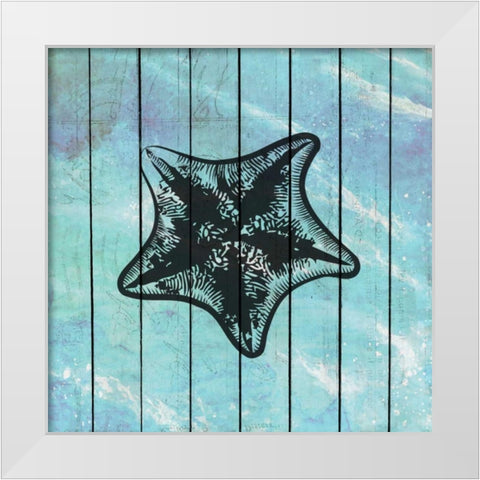 Sea Time 3 White Modern Wood Framed Art Print by Allen, Kimberly