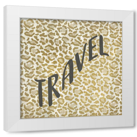 On Safari 2 White Modern Wood Framed Art Print by Allen, Kimberly