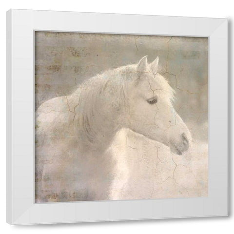 White Knight White Modern Wood Framed Art Print by Allen, Kimberly
