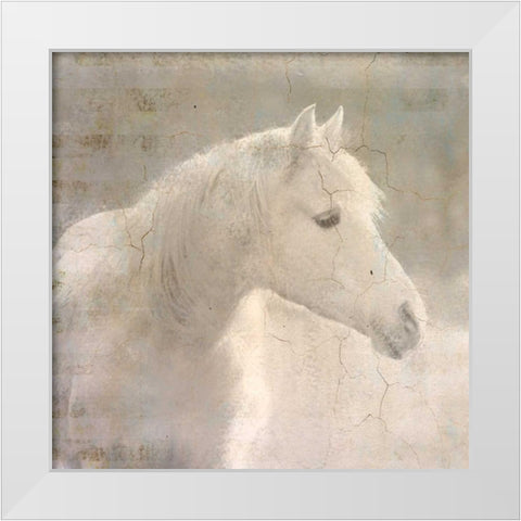 White Knight White Modern Wood Framed Art Print by Allen, Kimberly