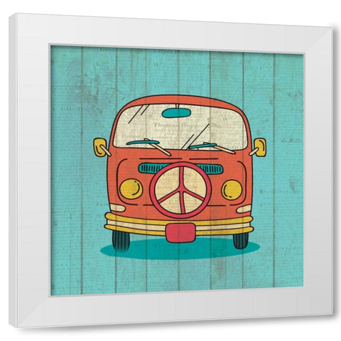 Groovy 2 White Modern Wood Framed Art Print by Allen, Kimberly