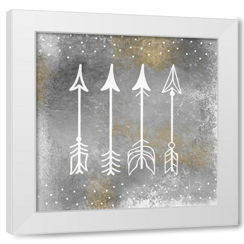 Explorer 1 White Modern Wood Framed Art Print by Kimberly, Allen