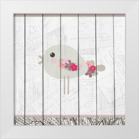 Forest Walk 2 White Modern Wood Framed Art Print by Allen, Kimberly