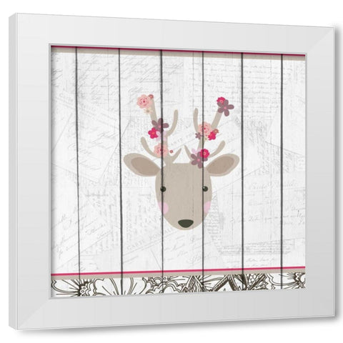 Forest Walk 3 White Modern Wood Framed Art Print by Allen, Kimberly