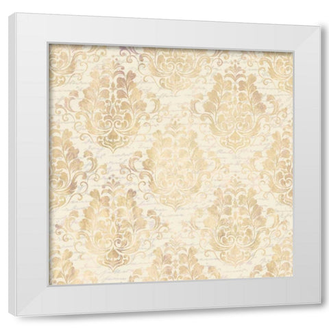 Vintage White Modern Wood Framed Art Print by Allen, Kimberly