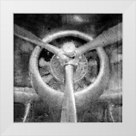 Propeller B-W White Modern Wood Framed Art Print by Allen, Kimberly