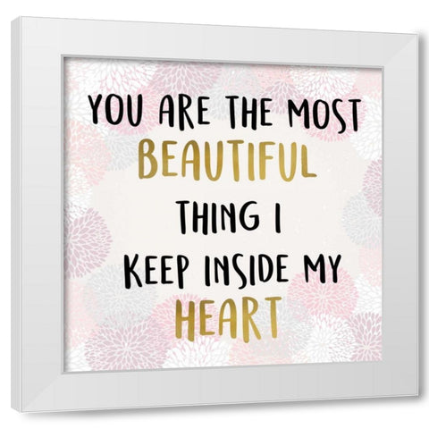 The Most White Modern Wood Framed Art Print by Allen, Kimberly