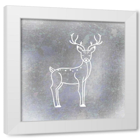 Silver Forest 3 White Modern Wood Framed Art Print by Allen, Kimberly