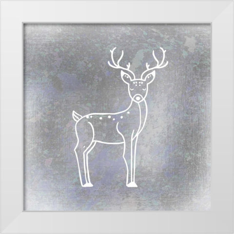 Silver Forest 3 White Modern Wood Framed Art Print by Allen, Kimberly