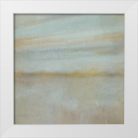 Blue Skies White Modern Wood Framed Art Print by Allen, Kimberly