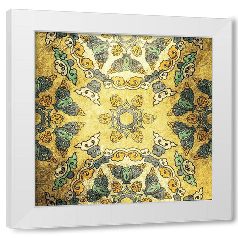 Tiled 2 White Modern Wood Framed Art Print by Kimberly, Allen