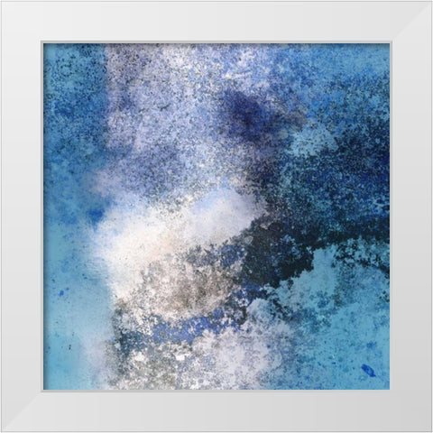 Cosmic Burst White Modern Wood Framed Art Print by Allen, Kimberly