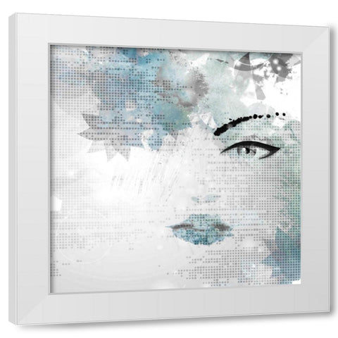 My Love White Modern Wood Framed Art Print by Allen, Kimberly