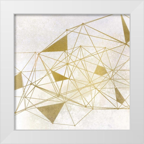 Shaping 1 White Modern Wood Framed Art Print by Allen, Kimberly