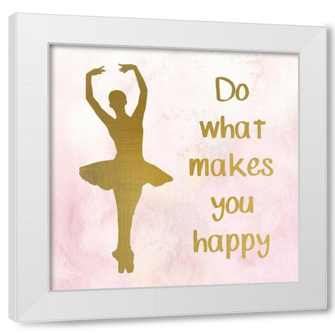 Be You 1 White Modern Wood Framed Art Print by Kimberly, Allen