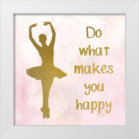 Be You 1 White Modern Wood Framed Art Print by Kimberly, Allen