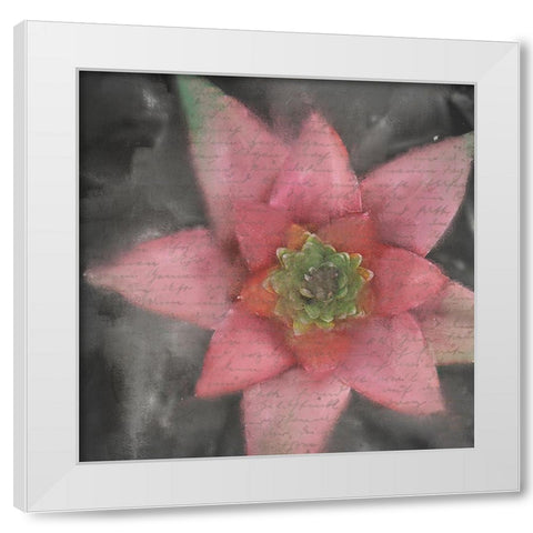 Star Bloom White Modern Wood Framed Art Print by Kimberly, Allen