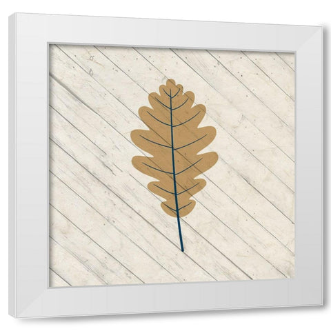 Autumn Falls 2 White Modern Wood Framed Art Print by Kimberly, Allen