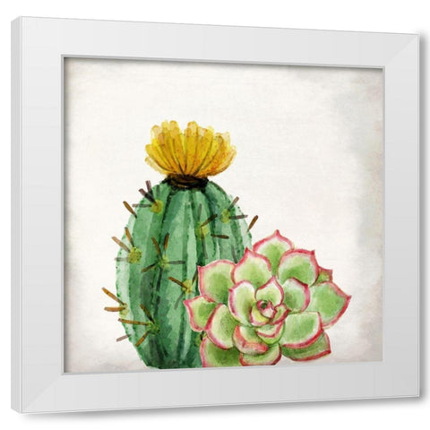 In the Desert 2  White Modern Wood Framed Art Print by Kimberly, Allen