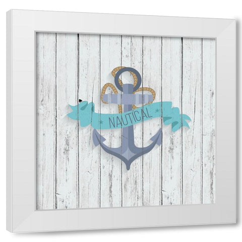 Voyager 3 White Modern Wood Framed Art Print by Kimberly, Allen