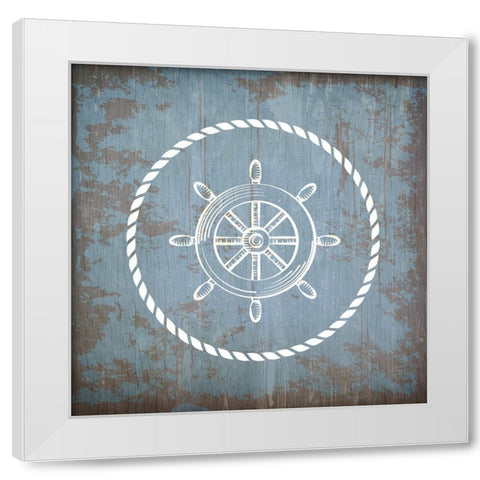 Sea Time 3 White Modern Wood Framed Art Print by Kimberly, Allen