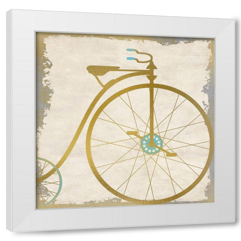 Lifes Journey 4 White Modern Wood Framed Art Print by Kimberly, Allen