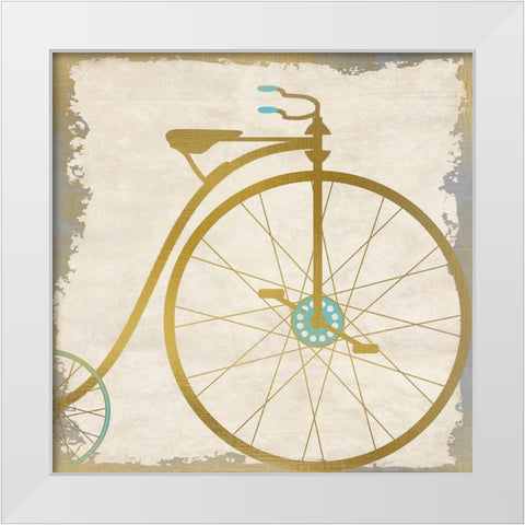 Lifes Journey 4 White Modern Wood Framed Art Print by Kimberly, Allen