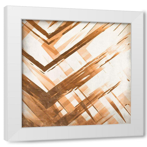 Copper 1 White Modern Wood Framed Art Print by Allen, Kimberly