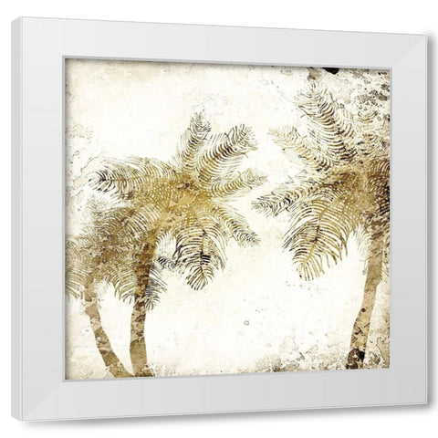 Summer Breeze 3 White Modern Wood Framed Art Print by Kimberly, Allen