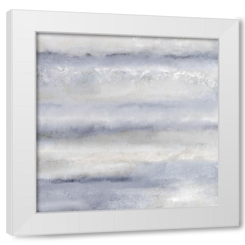 Soft Layers Of Blue 2 White Modern Wood Framed Art Print by Allen, Kimberly