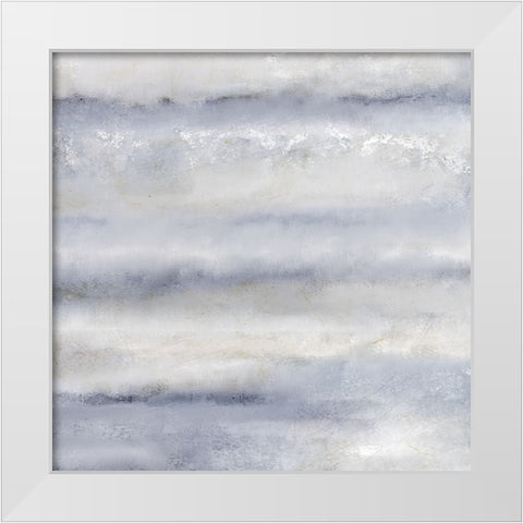 Soft Layers Of Blue 2 White Modern Wood Framed Art Print by Allen, Kimberly