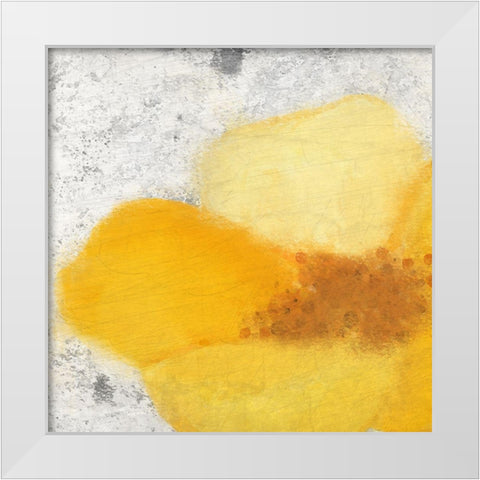 Blooming Yellow 2 White Modern Wood Framed Art Print by Kimberly, Allen