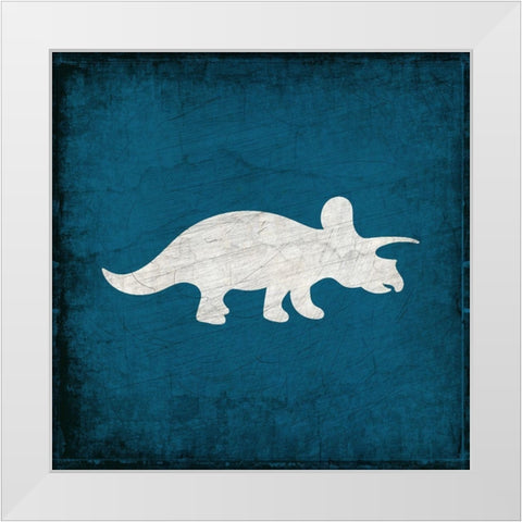 Rawr Roar 3 White Modern Wood Framed Art Print by Kimberly, Allen