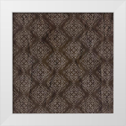 Paris Mon Amour Pattern 1 White Modern Wood Framed Art Print by Kimberly, Allen