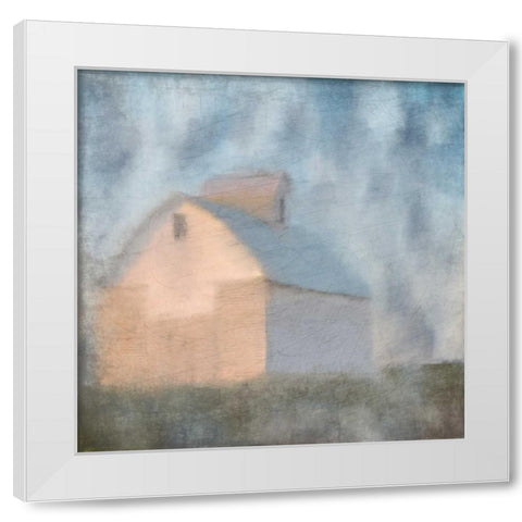 At the Barn White Modern Wood Framed Art Print by Allen, Kimberly