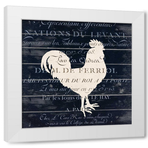 At the Farm 1 White Modern Wood Framed Art Print by Allen, Kimberly