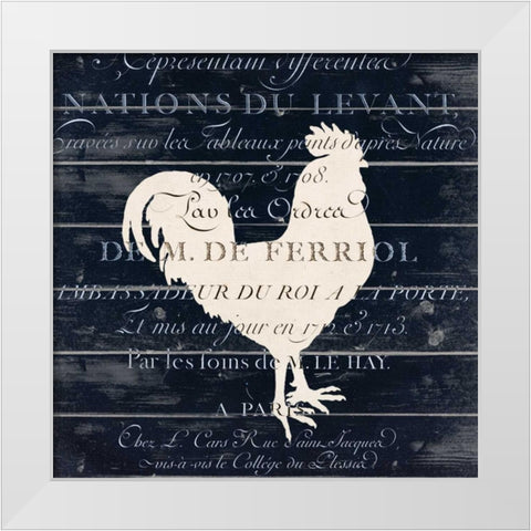 At the Farm 1 White Modern Wood Framed Art Print by Allen, Kimberly