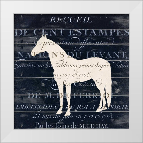 At the Farm 2 White Modern Wood Framed Art Print by Allen, Kimberly