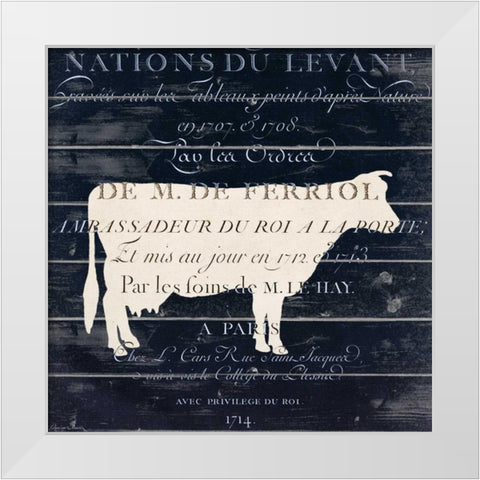 At the Farm 3 White Modern Wood Framed Art Print by Allen, Kimberly
