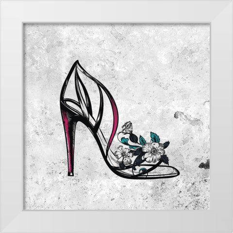 High Fashion 2 White Modern Wood Framed Art Print by Kimberly, Allen