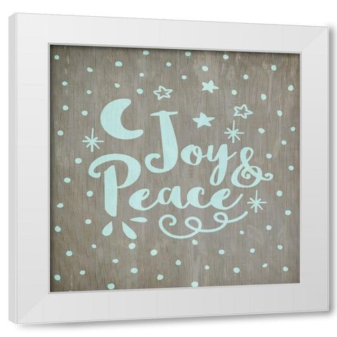 Merry and Bright 2 White Modern Wood Framed Art Print by Kimberly, Allen