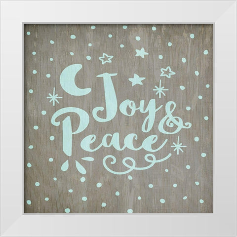 Merry and Bright 2 White Modern Wood Framed Art Print by Kimberly, Allen