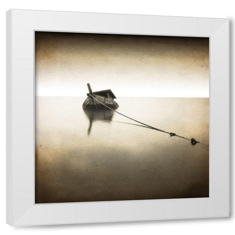 Backlight White Modern Wood Framed Art Print by Kimberly, Allen