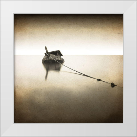 Backlight White Modern Wood Framed Art Print by Kimberly, Allen